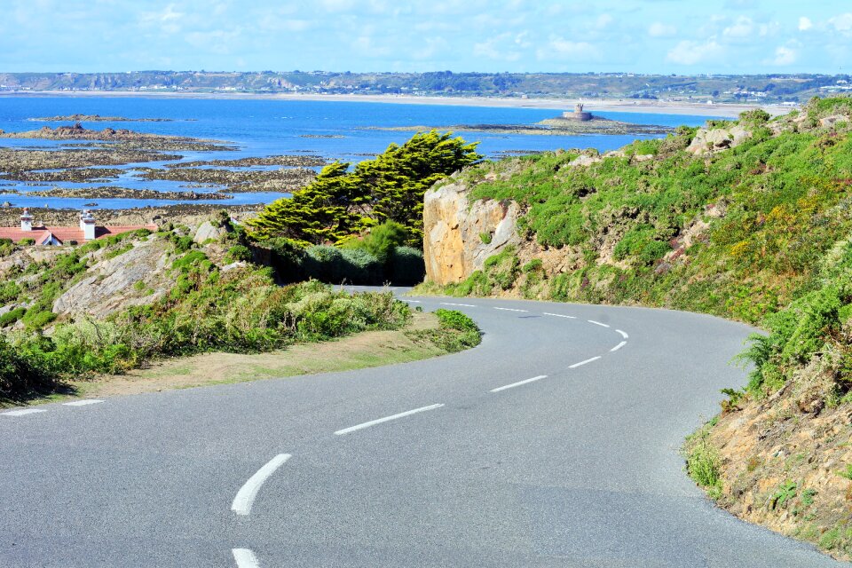 Road landscape panorama