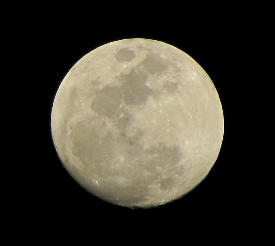 Night moon sky