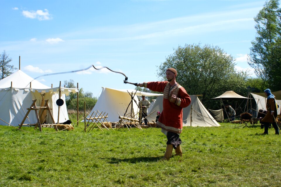 Tents medieval market show