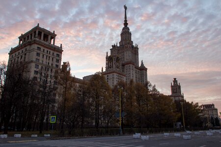 Building sunset university photo