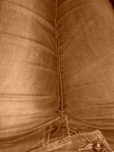 Material natural pants photo