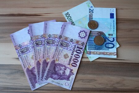 Bills paper money coins