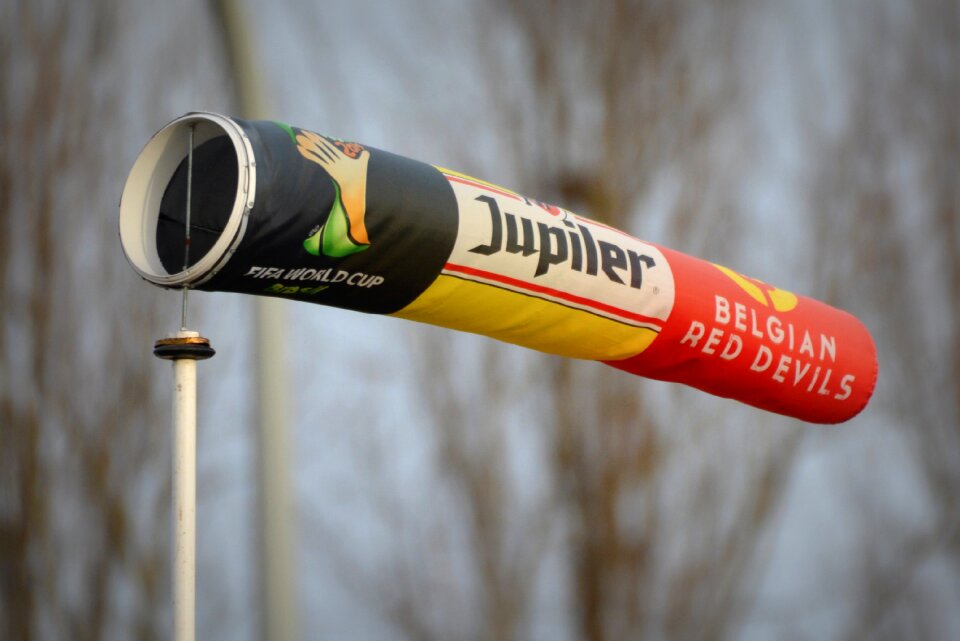 Weather vane belgian flag wind