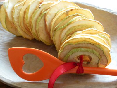 Apple rings dried fruits