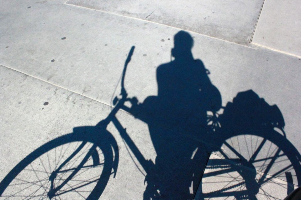 Bike shadow character
