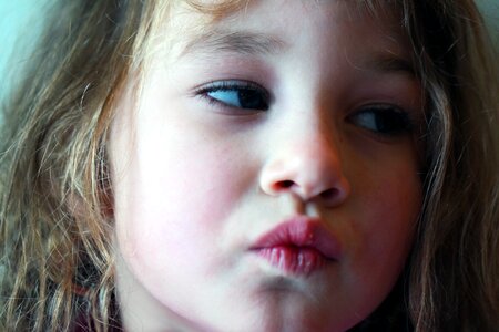 Thinking small child sweet
