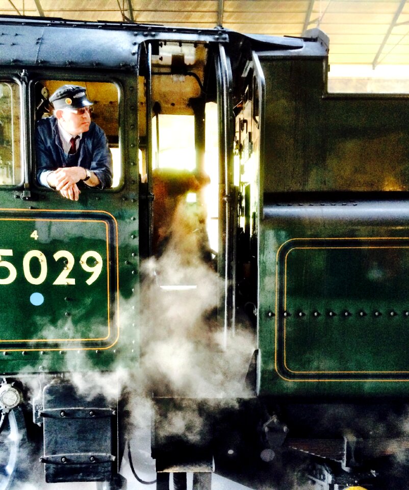 Railroad railway locomotive