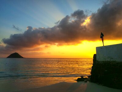 Ocean sky summer photo