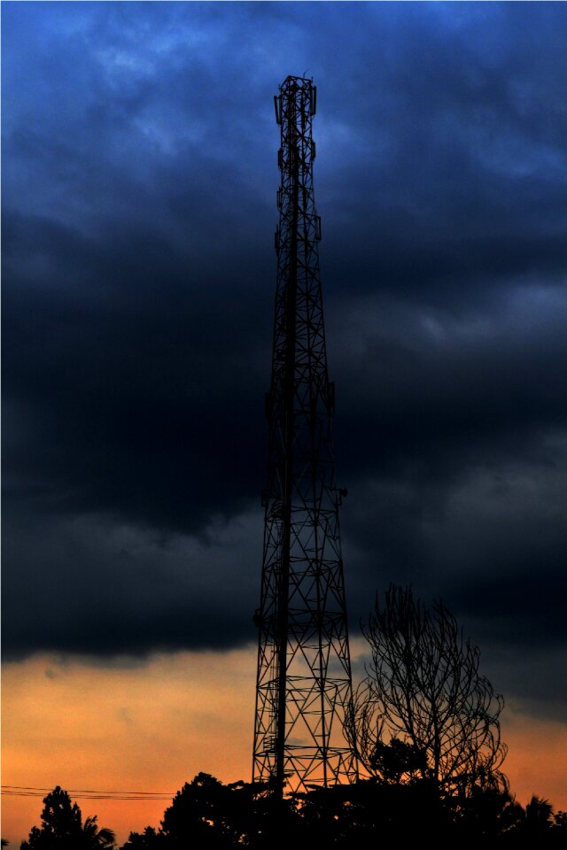 Dark orange blue