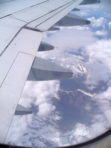 Wing sky travel photo