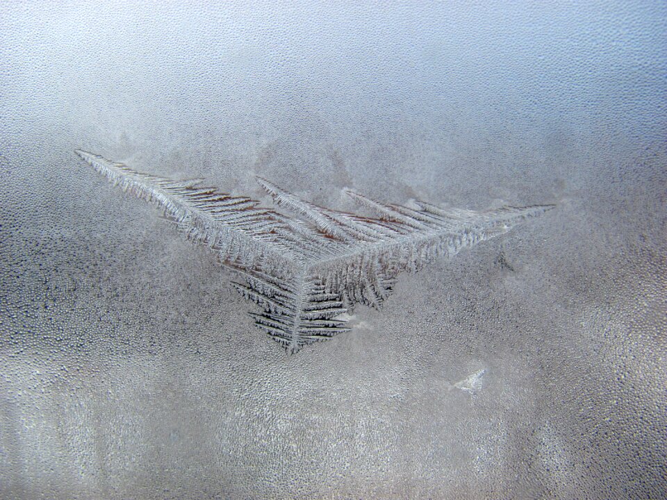 Ice season snowflake