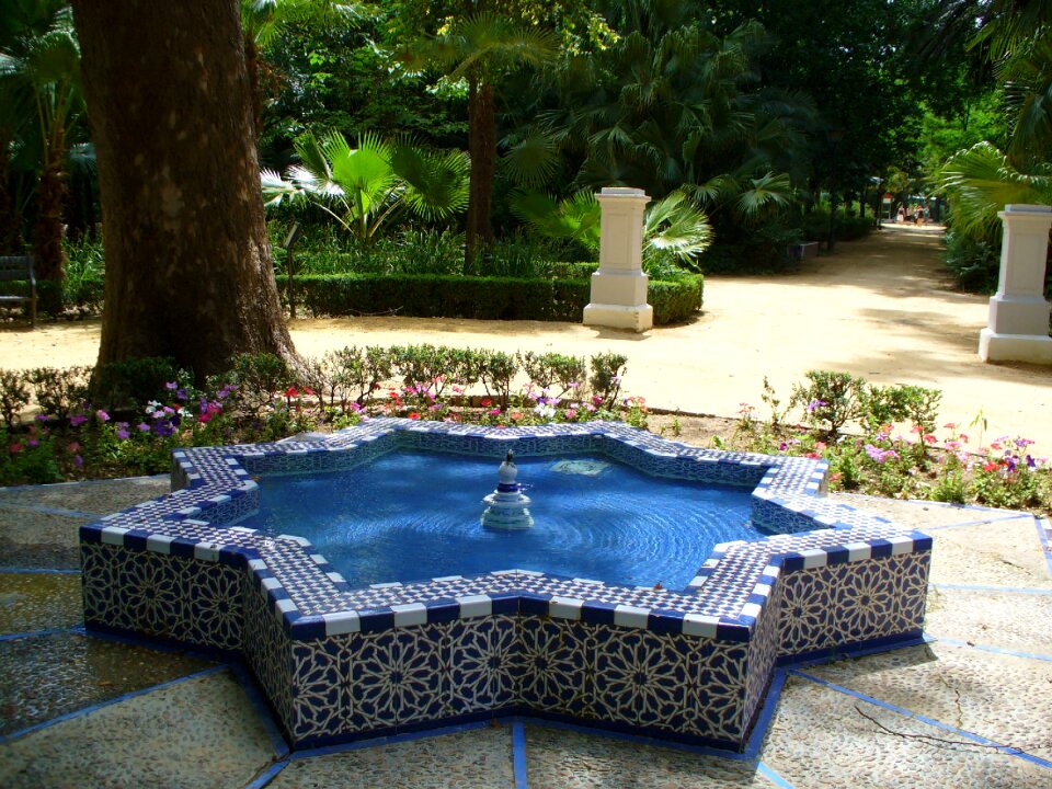 Water games garden spain