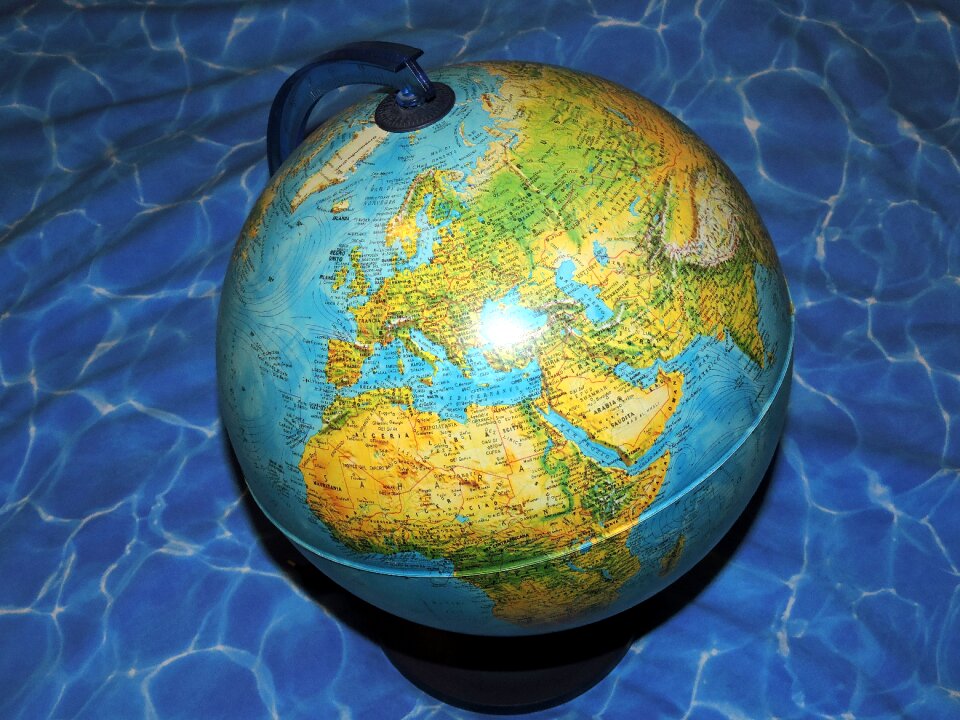 Continents oceans sea