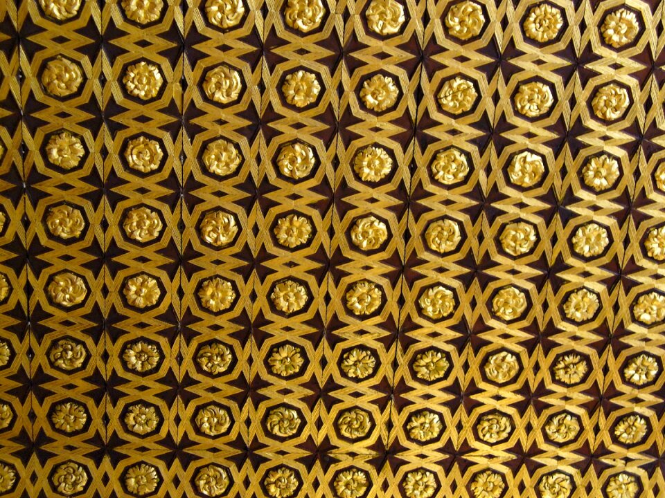 Interior view gilded building