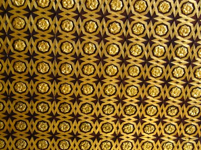 Interior view gilded building