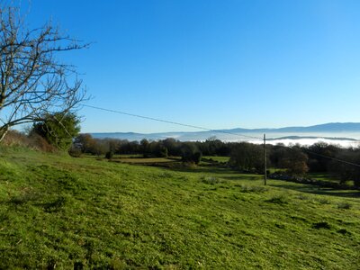 Prado fog landscape