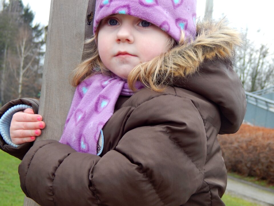Child field girl