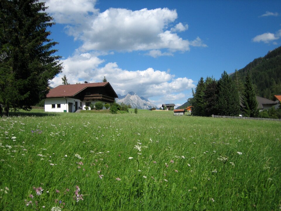 Clouds field landscape