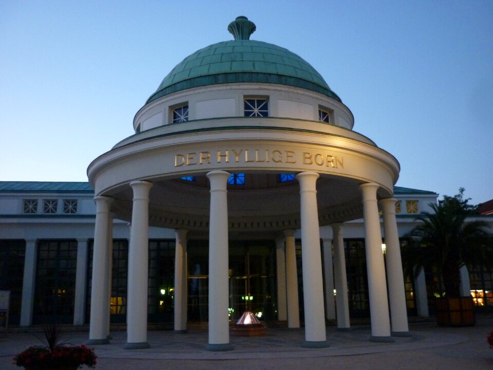 Bad pyrmont spa abendstimmung