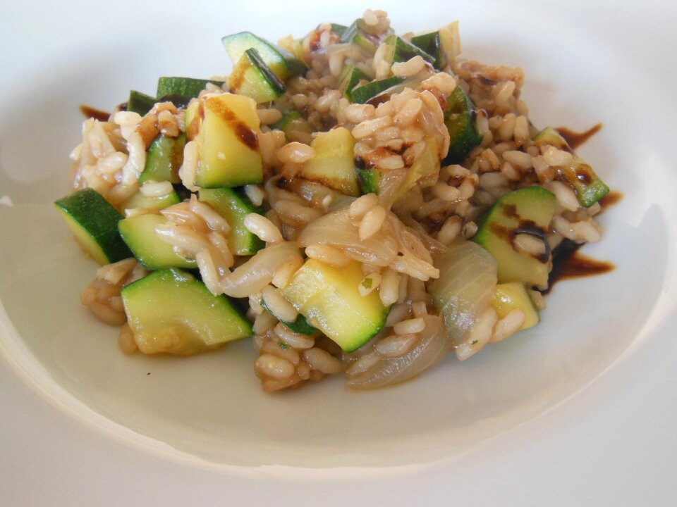 Vegetables rice dish food