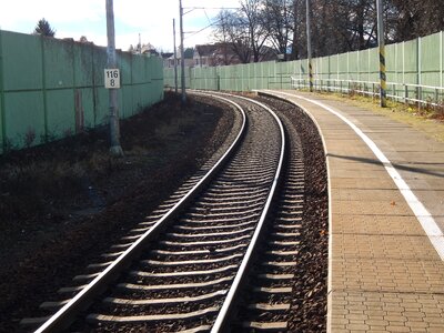 Track railway station photo