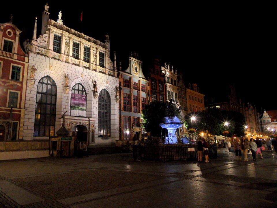 Architecture nightshot marketplace