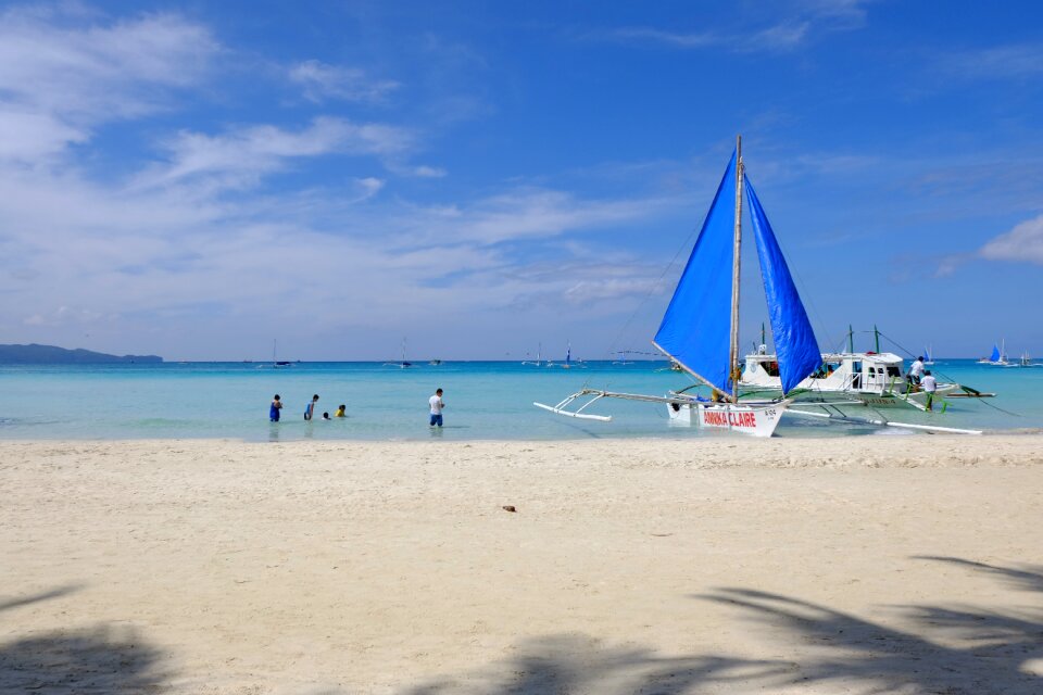White beach boracay sky