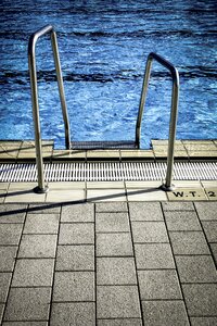Water blue swim photo