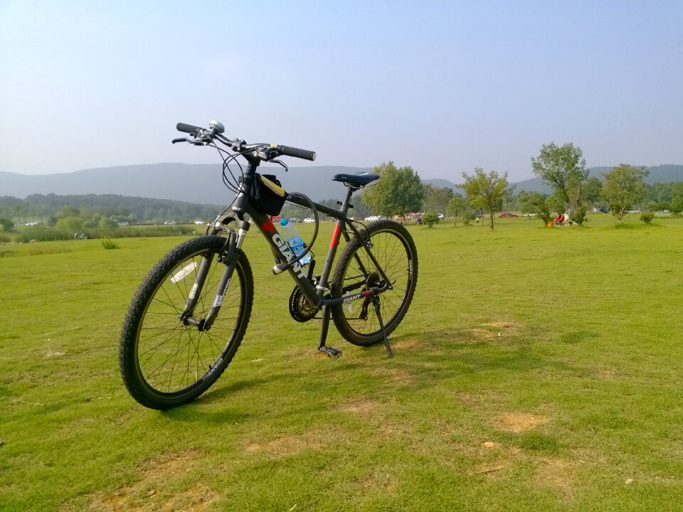 Bicycle travel outdoor