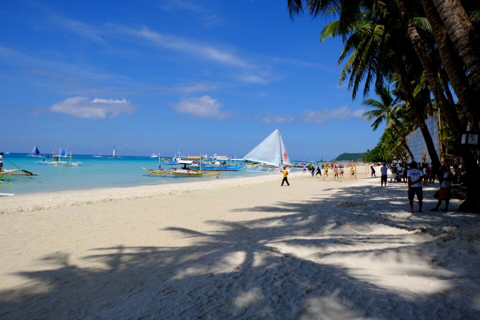 White beach boracay sky