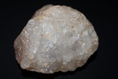 Rock crystal stone white photo