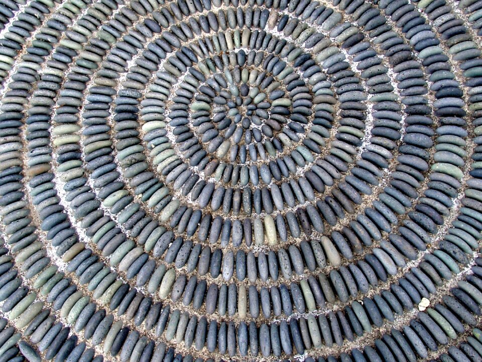 Pattern ground grey