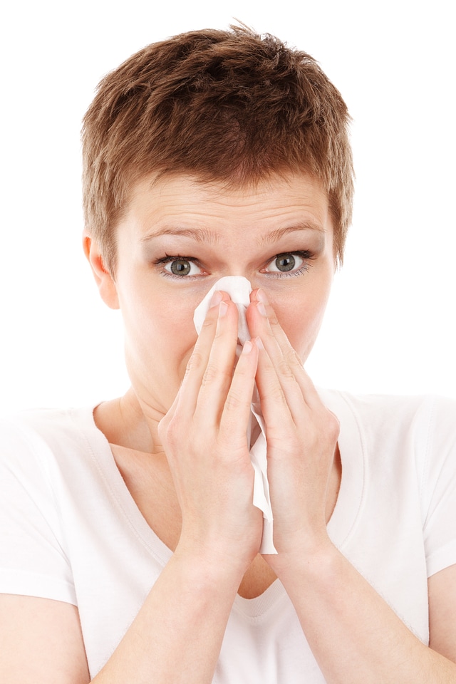 Flu girl handkerchief