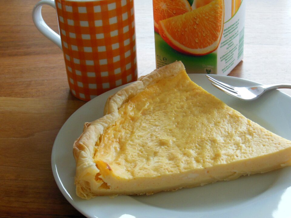 Breakfast cheesecake eat
