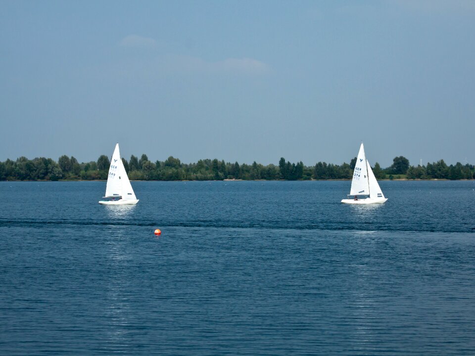 Water sports boat sunshine photo