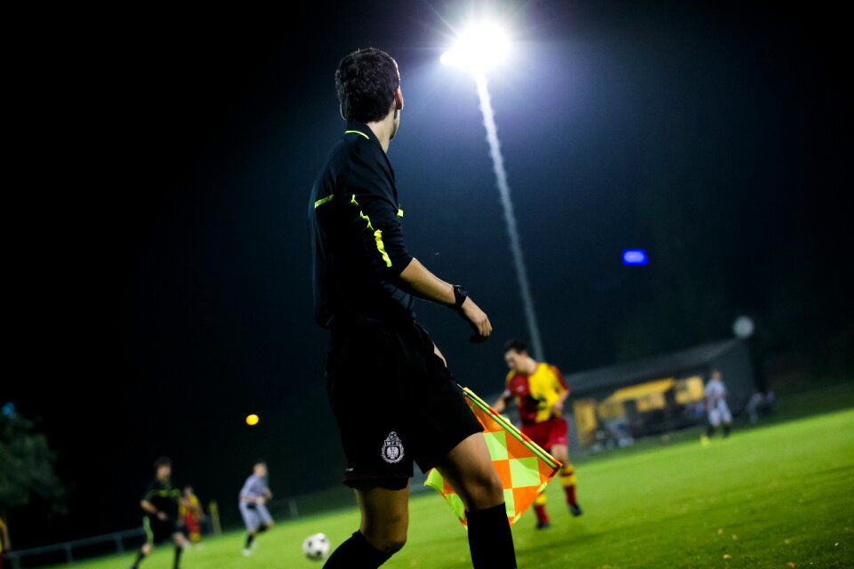 Linesman referee football