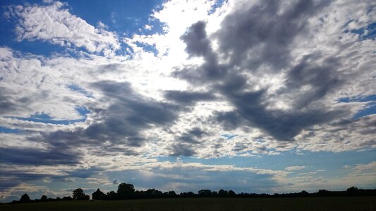 Landscape sol blue sky photo