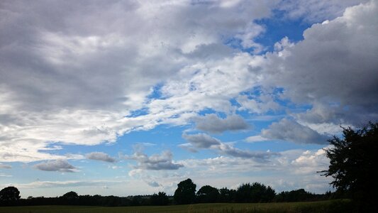 Landscape sol blue sky photo