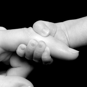 Baby finger tenderness photo
