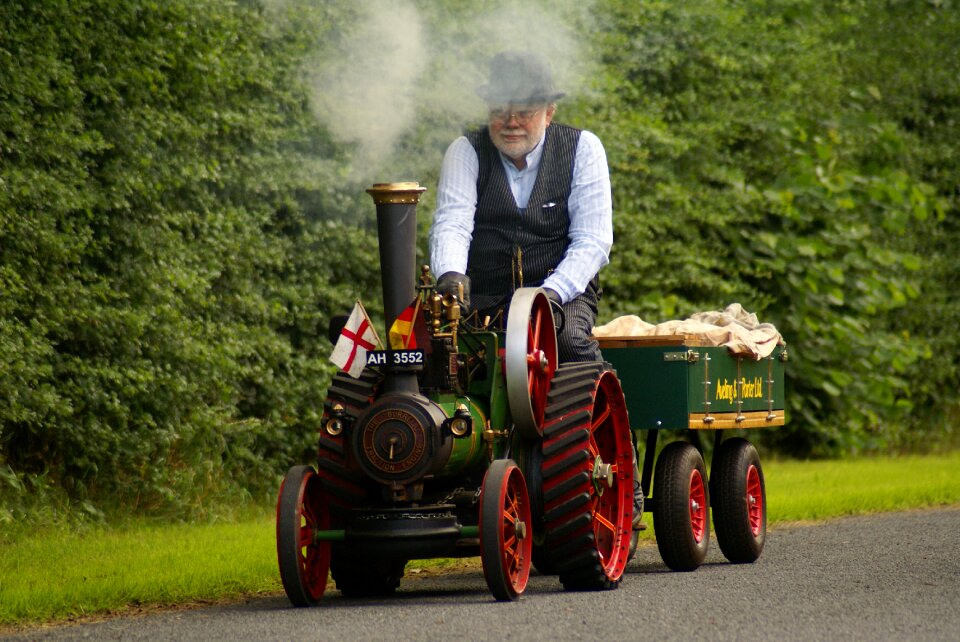Drive vehicles steam locomotive