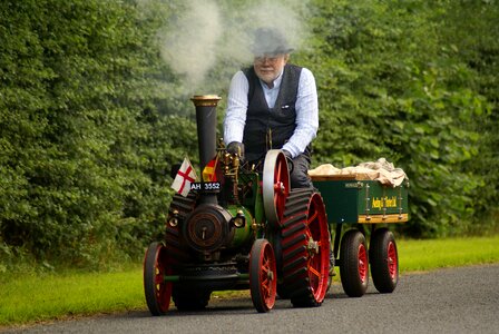 Drive vehicles steam locomotive