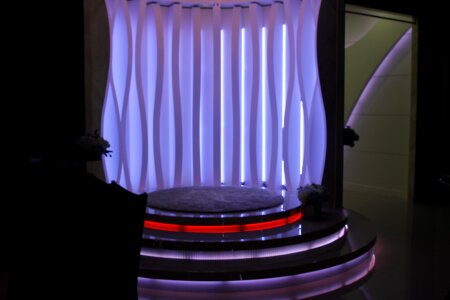 Wedding ceremony indoor light