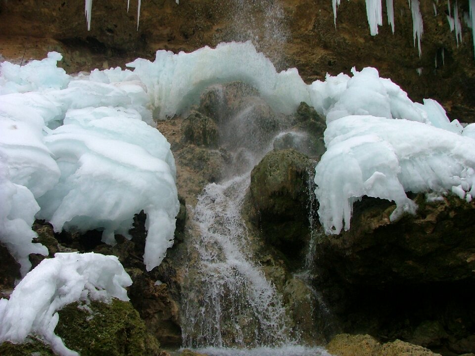 January beech mountain lillafüred waterfall