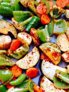 Vegetables paprika food
