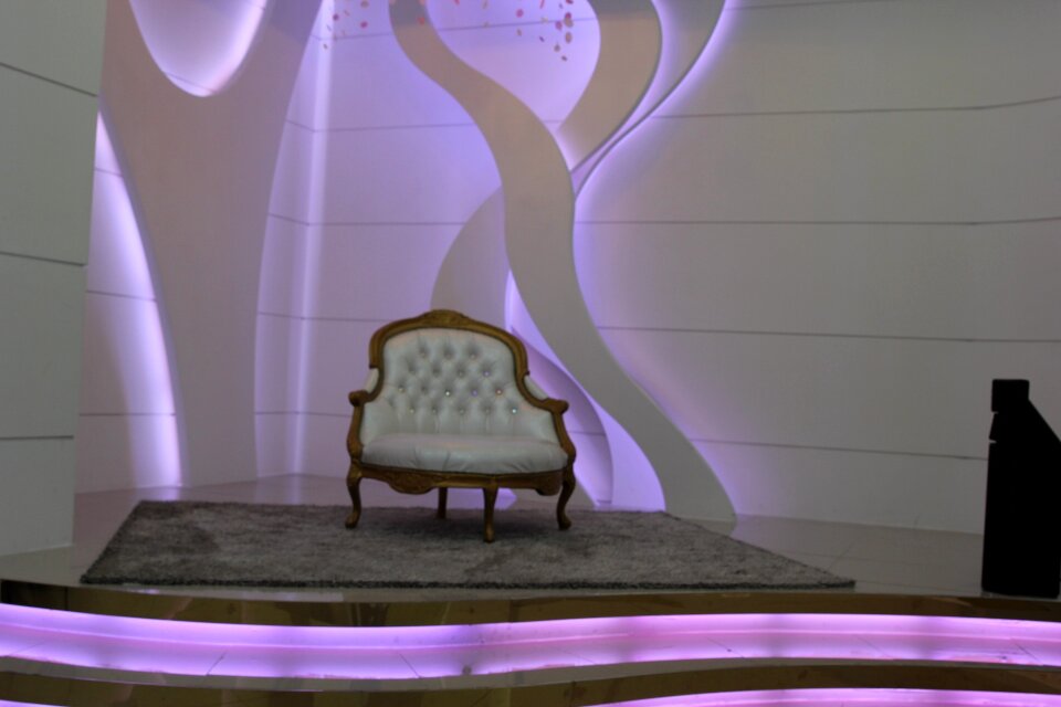Wedding ceremony hall chair