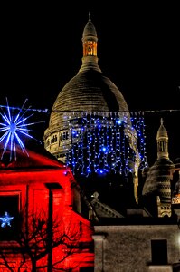 Christmas decoration night