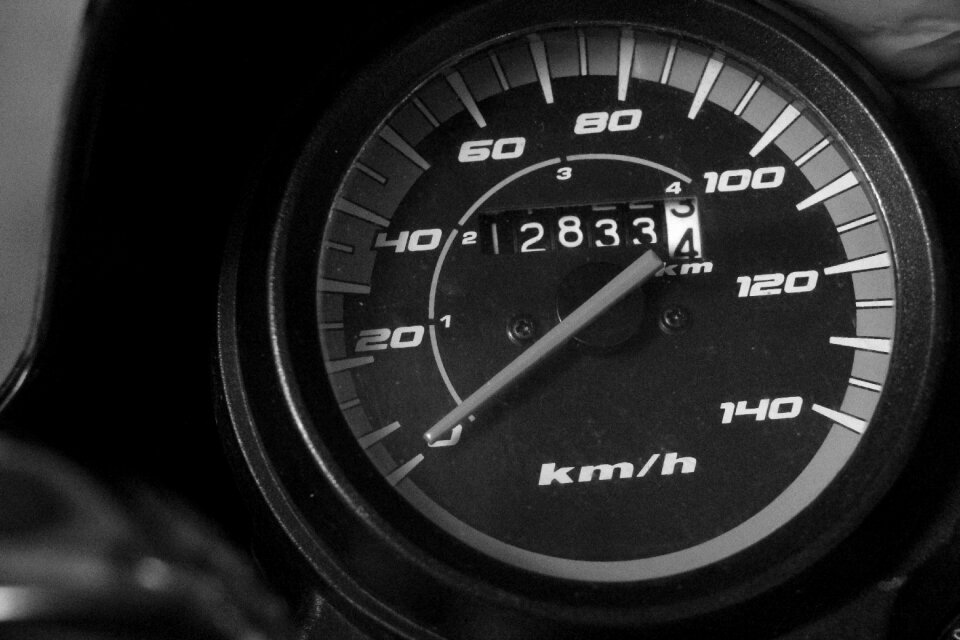 Speed speedometer vehicle