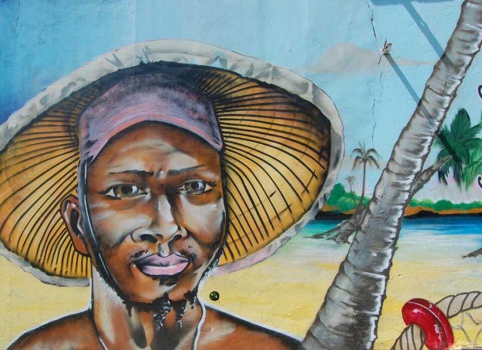 Street art painting graffiti