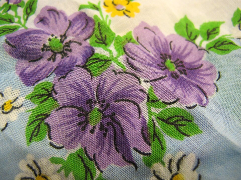 Flower purple floral