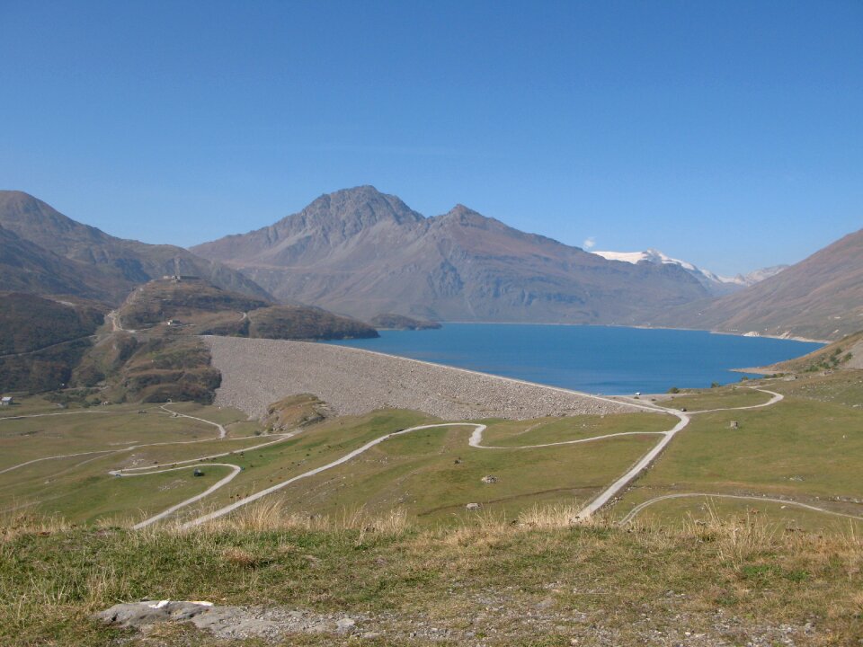 Pass mont-cenis landscape lake